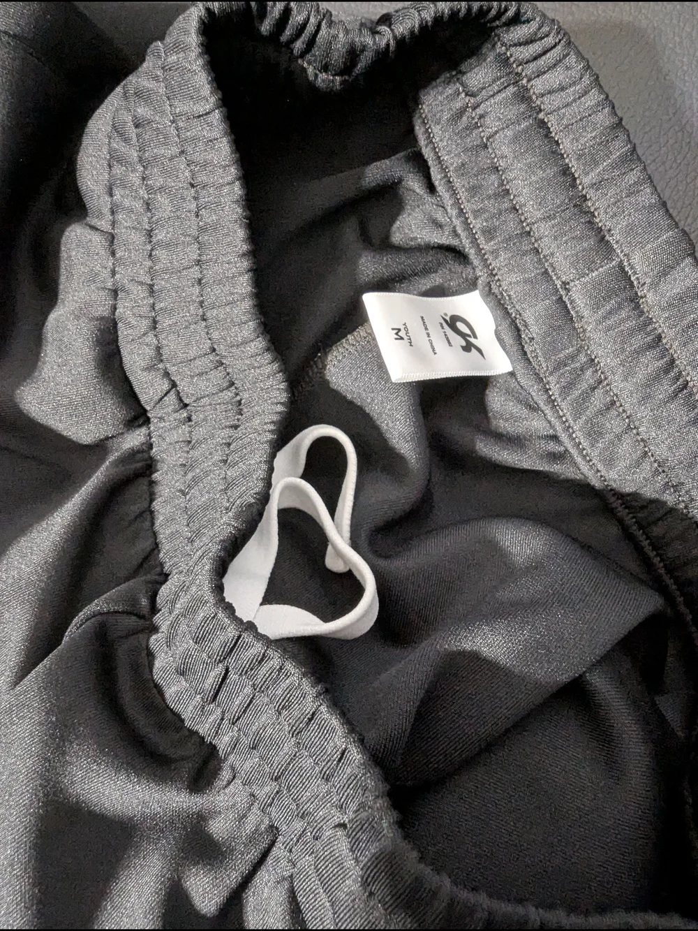 GK Black Athletic Sweatpants joggers with Small Logo